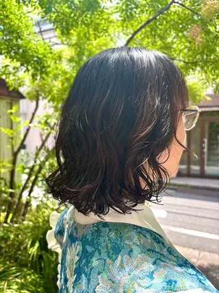 パーマ 小山 奈津のヘアスタイル