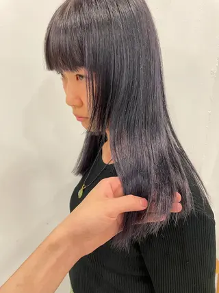 ロング カラー 吉田一輝 外国人パーマのヘアスタイル