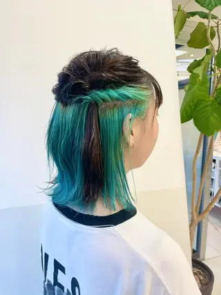 ミディアム 鎌倉/アレンジ/暗髪 /髪質改善/ ユキミのヘアスタイル