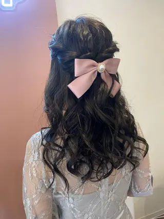 セミロング ヘアアレンジ pep natsumiのヘアスタイル