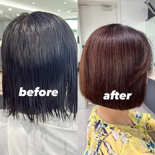 ミディアム カラー 小森 貫治のヘアスタイル
