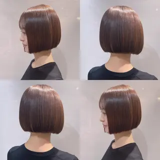 ショート カラー ヘアアレンジ 柔らか垢抜けｶﾗｰと ｶｯﾄ🫧ASUKAのヘアスタイル