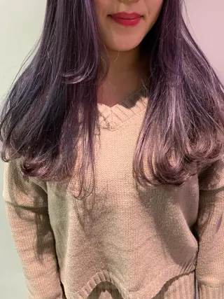ロング カラー 怪我のため6月末 復帰予定田中瑞希🍃のヘアスタイル