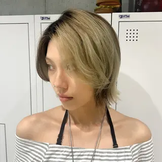 ショート 🤡暖色レイヤー 🤡みさきのヘアスタイル