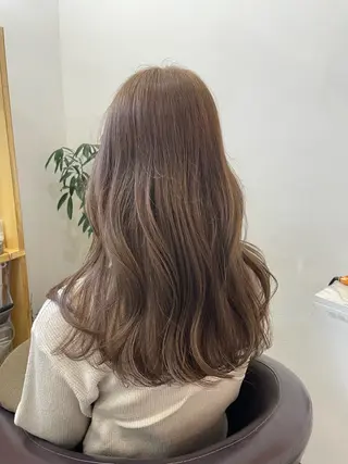 セミロング レナ/原宿/レイヤー ダブルカラーのヘアスタイル