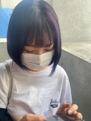 ミディアム カラー ヘアアレンジ 🎀 amii Hitomi 🎀のマツエク・マツパデザイン