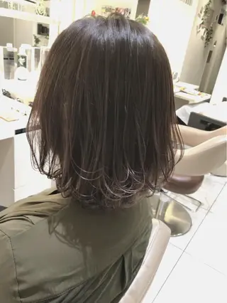 ショート カラー 山崎俊輔/髪質改善 /バレイヤージュのヘアスタイル