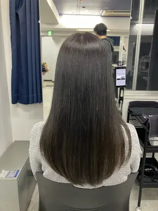セミロング 🪽直毛男子の救世主 🪽フェザーパーマのヘアスタイル