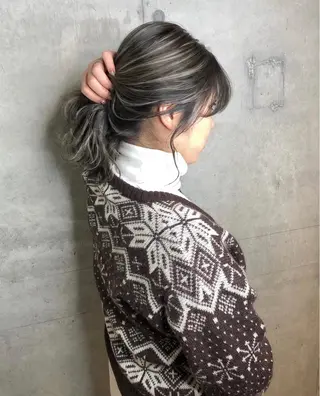 カラー 河原 楓樹のヘアスタイル