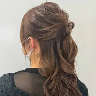 ロング 松本ののか /錦/ヘアセットのヘアスタイル