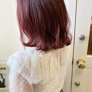 ミディアム カラー 小木曽智美 /ボブ/ショートのヘアスタイル