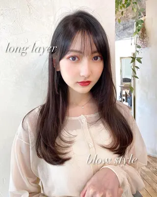 ロング 似合わせレイヤー 🇰🇷荒木洋文のヘアスタイル