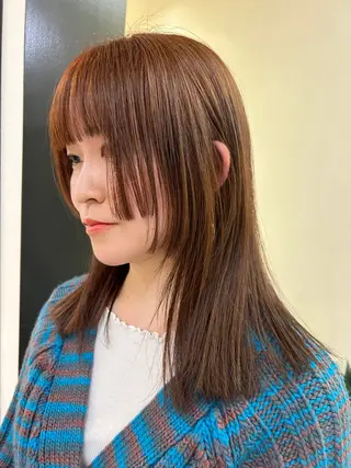 ロング カラー hub hair レイヤー/透明感のヘアスタイル