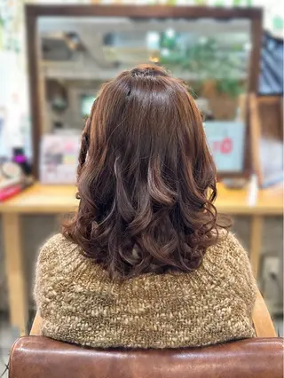ミディアム ヘアアレンジ Kaori / P’s 渋谷のヘアスタイル
