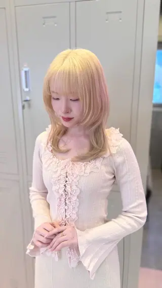 ロング 艶髪特化矯正カット ✨️MOMOEのヘアスタイル