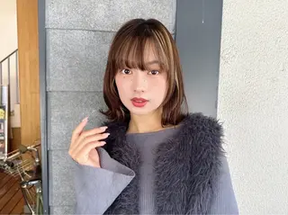 ミディアム かわいい艶カラー🎀 ナカニシアチカのヘアスタイル