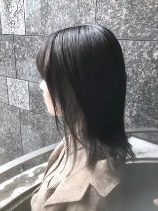 セミロング カラーアンドケアリタ kitamuuuのヘアスタイル