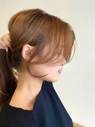 ロング カラー VIEW EHIME 齋藤  あつきのヘアスタイル
