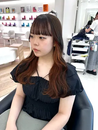 ロング カラー ♡ParveMix NANO♡のヘアスタイル