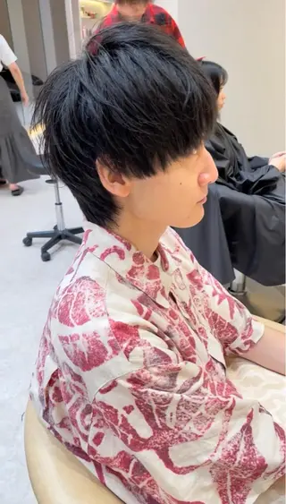 メンズ 大人メンズパーマ メンズ特化　萱原大幹のヘアスタイル