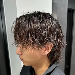 パーマ メンズ 🔥フェザーパーマ 特化🔥勇斗のヘアスタイル