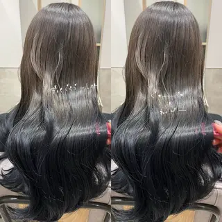 ロング カラー しみず さきのヘアスタイル