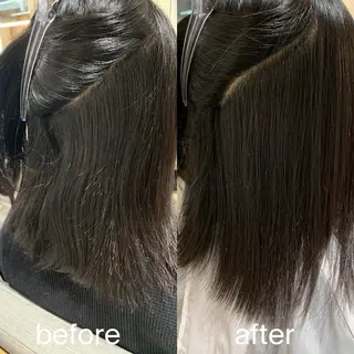 セミロング 髪質改善のプロ☘️ 二村祐輝のヘアスタイル