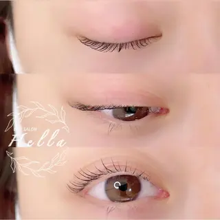 マツエク・マツパ まつげパーマ／眉毛 H e l l aのマツエク・マツパデザイン