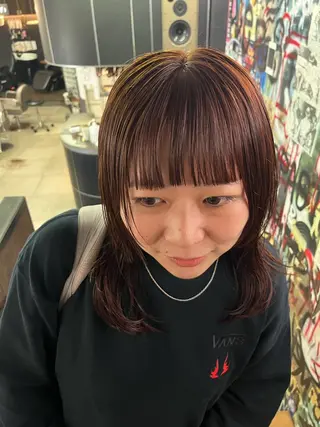 セミロング カラー eri kinjoのヘアスタイル