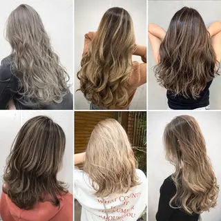 ロング カラー ヘアアレンジ CARAT堺東 Aujua認定サロンのヘアスタイル