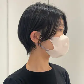 ショート 結べるレイヤーカット /カラー/あさかのヘアスタイル