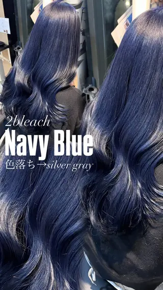 ロング カラー ブリーチ/髪質改善/ ハイトーン/暖色のヘアスタイル