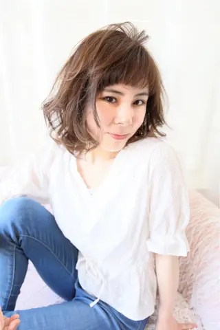 ミディアム 森 宇旦のヘアスタイル