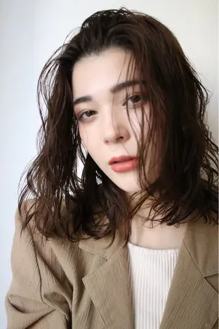 セミロング Nakajima Eijiのヘアスタイル