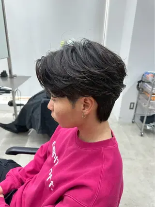 パーマ メンズ fifth天神 パーマ特化/石橋航海のヘアスタイル