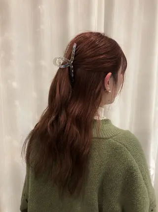 カラー ハマノ ミユのヘアスタイル