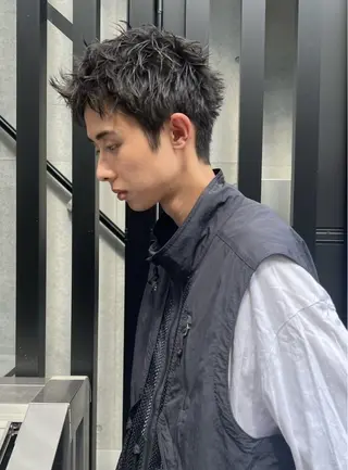 ショート メンズ ナガミ ショウのヘアスタイル
