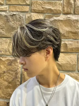 カラー パーマ メンズ メンズパーマ特化 ふうきのヘアスタイル