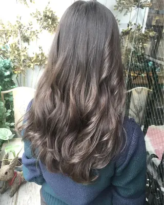 ロング カラー 露木 啓介のヘアスタイル