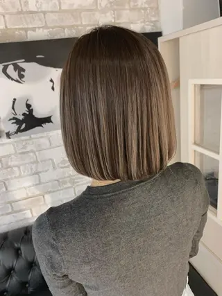 ミディアム ✨ハイトーン✨艶髪 ✨髪質改善✨和田のヘアスタイル