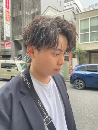 パーマ メンズ アキト🌙 メンズ特化🔥のヘアスタイル