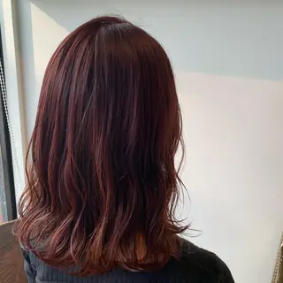 セミロング カラー ヘアアレンジ 山崎 澪 レイヤーカット/大宮のヘアスタイル