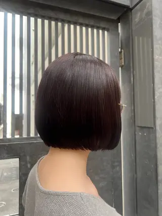 ショート ナチュラル/艶髪 /牧野 佑菜のヘアスタイル