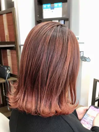 ミディアム カラー 美髪育成salon 髪質改善 FORMAのヘアスタイル