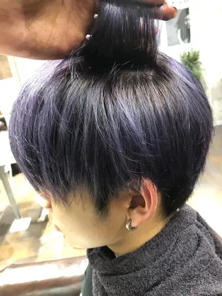 ミディアム カラー ヘアアレンジ メンズ キッズ ネイル マツエク・マツパ アイブロウ 韓国/顔周り/透明感 /レイヤー/ひなたのヘアスタイル