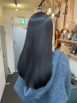 ロング カラー SUN GLOW  サングロウ所属・水素トリートメント／ 髪質改善/ナカノメのヘアスタイル