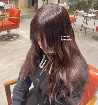 ロング 南場 智美のヘアスタイル