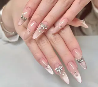 ネイル By moonネイル 🌷ワンホン/韓国風のネイルデザイン