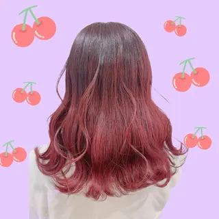 ロング カラー ヘアアレンジ ブリーチ♡メンズ マッシュ♡MIUのヘアスタイル
