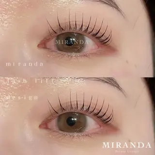 マツエク・マツパ アイブロウ MIRANDA beautyのマツエク・マツパデザイン